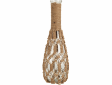 Home Styling Collection Skleněná váza s pletenou šňůrou, 30 cm, kolekce pro domácí styling