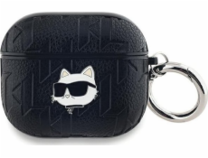 Karl Lagerfeld Karl Lagerfeld KLA3PGCHPK kryt na AirPods 3 černá/černá s monogramem a hlavou Choupette