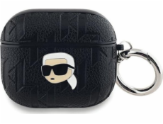 Karl Lagerfeld Karl Lagerfeld KLA3PGKIPK kryt na AirPods 3 černá/černá s monogramem Karl Head