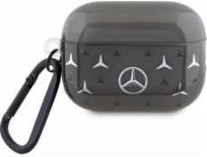 Mercedes Mercedes Velký hvězdný vzor - Pouzdro na AirPods Pro 2 (černé)