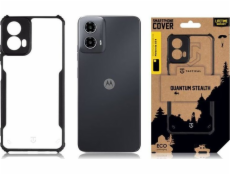 Tactical Taktický kryt Quantum Stealth pro Motorola G34, čirý/černý, standardní