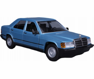 Bburago BBU 1:24 1987 Mercedes-Benz 190E modrý 21103BU