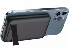 4kom.pl Powerbanka Externí baterie (POWER BANK) VEGER MagOn Kick s indukčním nabíjením podporuje nabíjení s MagSafe 15W - 5 000mAh PD 20W černá (V0553P / W0553P)