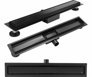 Rea Lineární odtok REA Neox Black 80
