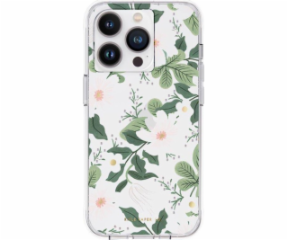 NoName Průhledný papírový kryt na iPhone 14 Pro (bílá vrba)