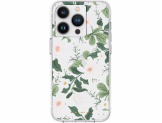 NoName Průhledný papírový kryt na iPhone 14 Pro (bílá vrba)