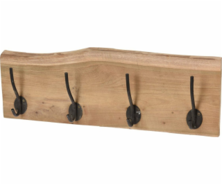 H&S Decoration Dřevěný průmyslový nástěnný věšák na oblečení