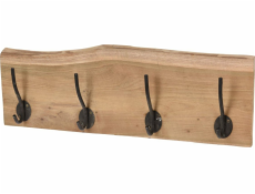 H&S Decoration Dřevěný průmyslový nástěnný věšák na oblečení