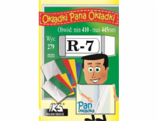 IKS Obálka knihy reg. R-7 výška 279 mm x obvod 410 mm - 445 mm p25 IKS cena za 1 ks.