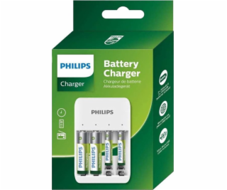 Philips Nabíječka Nabíječka baterií AA/AAA Philips SCB401...