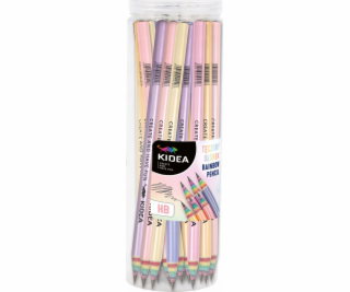 Teka duhová tužka (48ks) KIDEA