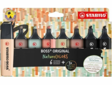 Teka Zvýrazňovač Boss Original Naturecolors 8 ks