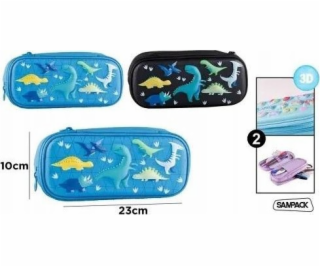 Teka Penál Penál s 3D aplikacemi Dinosaur MIX