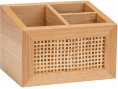 Wenko Univerzální nádoba ALLEGRE BAMBOO, 3 přihrádky, bambus, WENKO
