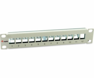 Equip Patchpanel Equip 12x Cat6A 10 FTP 1HE Keystone Mont...