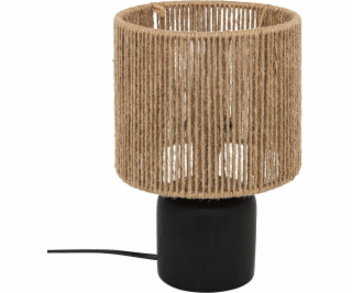 Atmosphera Keramická stolní lampa KOBY s opleteným stínid...