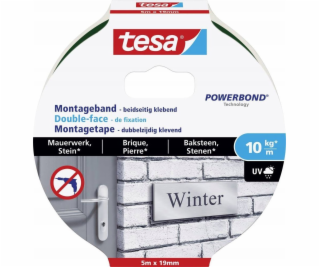 Tesa tesa Montageband Mauerwerk&Stein 10kg 5m x 19mm