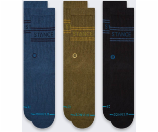 Stance Ponožky Basic Crew 3 páry Army
