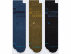 Stance Ponožky Basic Crew 3 páry Army