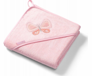 BabyOno 346/04 bambusový potah do vany 100 x 100 růžový