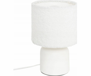 Atmosphera Keramická stolní lampa BONA se stínidlem boucl...