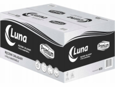 DGA OPTIMA Papírové utěrky Luna Premium ZZ, 3dílné skládání, 2vrstvé, celulózové, bílé