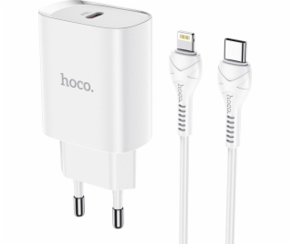 Hoco Nabíječka HOCO do zásuvky typu C + kabel typu C do L...