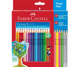 Faber-Castell FABER-CASTELL GRIP 2001 BAREV 18 BAREV + 4 ...