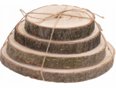 Home Styling Collection Kolekce pro domácí styling Dřevěné prostírání NATURAL, sada 4 kusů