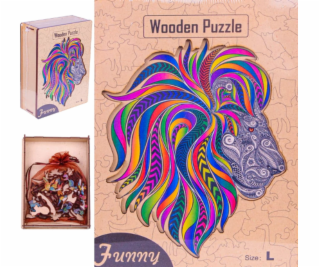 Norimpex DŘEVĚNÉ PUZZLE PRO DOSPĚLÉ DÁREK JAKO SKLADANKA