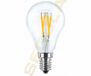 Segula Segula LED Tropfenlampe čirá E14 3W 2200K dimmbar