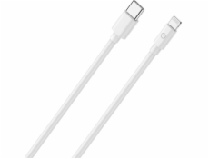 Realpower Kabel USB-C - Lightning 2m bílý (385242)