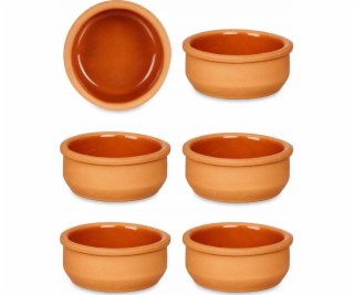 Madam Stoltz Hliněná nádoba mísa s glazovaným vnitřkem, h...