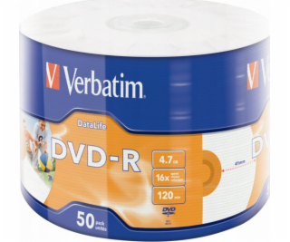 Verbatim DVD-R Verbatim | 4,7 GB | 16x | vřeteno 50 ks | ...