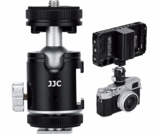 JJC kulová hlava 3D hliníková 3x ISO 2x závit 1/4   pro f...