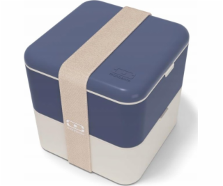 Monbento Monbento Bento Square Natural Blue modrá