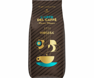Woseba zrnková káva WOSEBA L arte del caffe káva, Crema C...