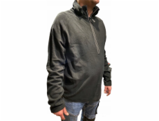 NoName GTV Hoegert HT5K374-2XL EDER fleecová mikina s 3/4 zipem černá 2XL