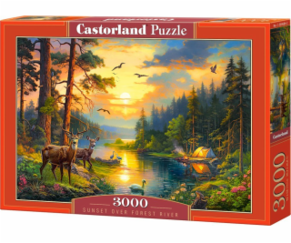 Castorland Puzzle 3000 Západ slunce nad řekou Forest Rive...