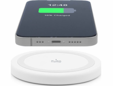 Puro Bezdrátová nabíjecí stanice Charger PURO QI 10W s indukčním nabíjením (bílá)