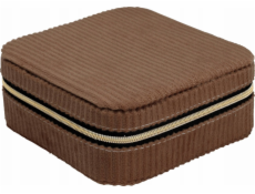 Home Styling Collection Šperkovnice z manšestrové kolekce pro domácí styling, 12 x 12 x 5 cm