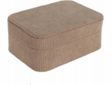 Home Styling Collection Kolekce stylingu pro domácnost Malá šperkovnice, manšestr, 19 x 13,5 x 8 cm