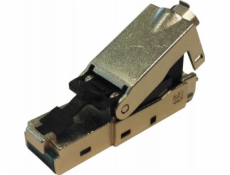 Alantec RJ45 STP zástrčka kat. 6A 10G POE+, bez použití nářadí pro silný vodič 22-24 AWG ALANTEC