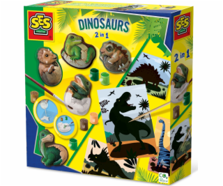SES SES Sádrové odlitky Dinosauři 2v1 01408 14087