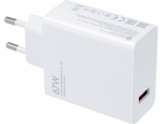 Canyon Originální nabíječka XIAOMI USB A QC3.0 3A 67W MDY-12-EH bílá