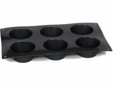 Patisse Tvar na muffiny 29 x 17 cm černý silikon 6 kapes
