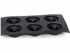 Patisse Miniturban tvar 6 přihrádek 29 x 17,5 cm silikonový černý
