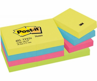 Post-it Samolepicí lístky 38x51mm (653-TFEN) mix barev (1...