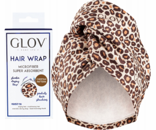 NoName GLOV_Hair Wrap Měkký vlasový turban s motivem geparda