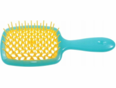 NoName Kadeřnický kartáč Superbrush na rozčesávání vlasů Tyrkysově žlutá